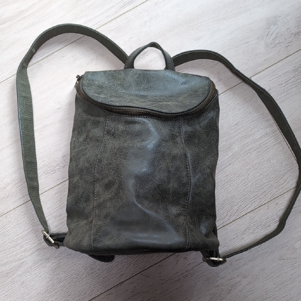 Joy Susan Olive Green Backpack
